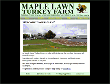 Tablet Screenshot of maplelawn.com